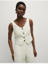 Marks & Spencer Marks & Spencer enyhén szabott mellény, törtfehér