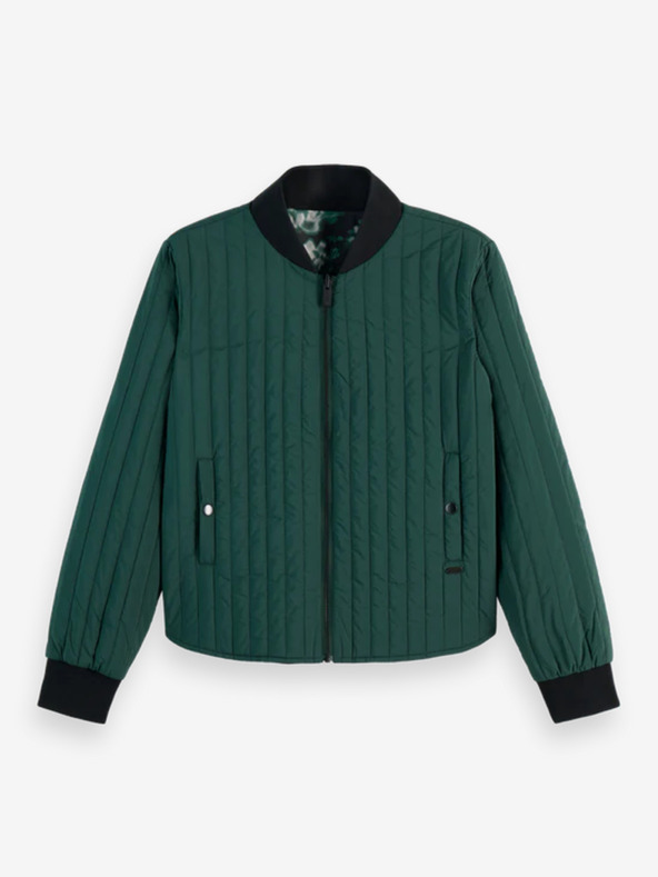 Scotch & Soda Zöld női fordítható bomber Scotch & Soda