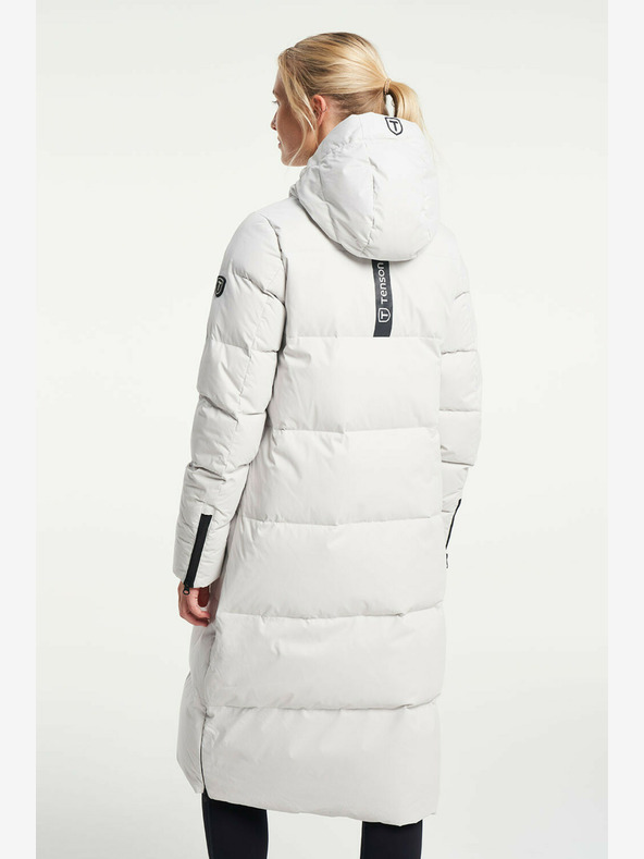 Tenson Női téli életmód kabát TENSON Shanna Down kabát W világosszürke