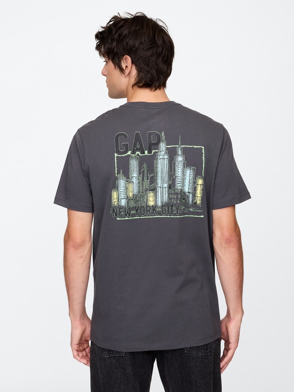 GAP GAP logó v-ss camo arch póló