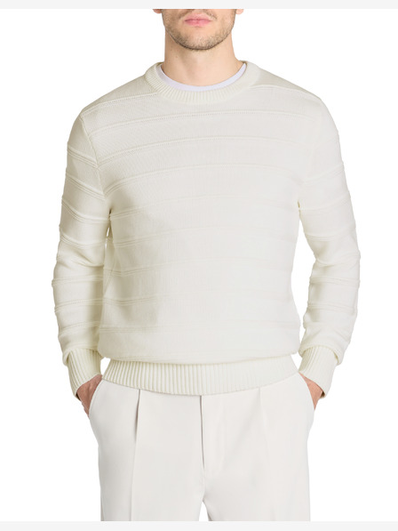 Celio Krém színű férfi pulóver Celio Leaaron
