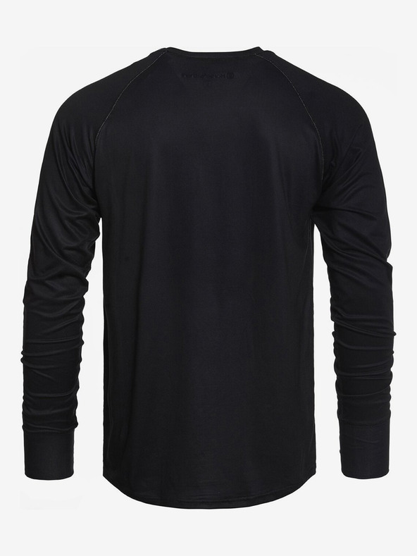 Horsefeathers Thermal póló Riley - fekete méret L HORSEFEATHERS