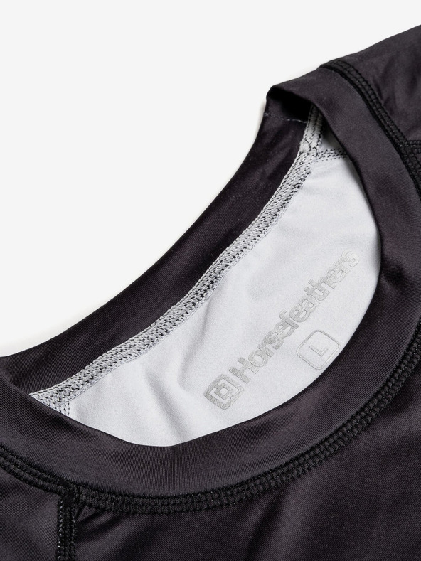 Horsefeathers Thermal póló Riley - fekete méret L HORSEFEATHERS