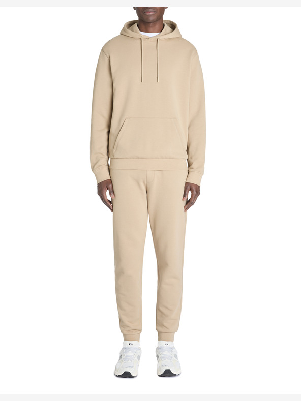 Celio Bézs férfi kapucnis pulóver Celio Fesix