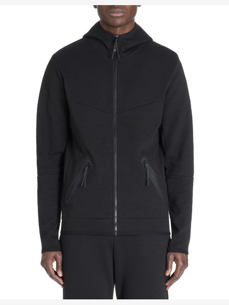 Celio Fekete férfi kapucnis cipzáras pulóver Celio Lenewyoke