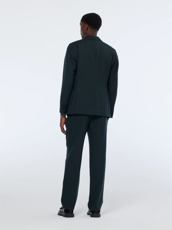 Scotch & Soda Férfi sötétzöld gyapjú blézer Scotch & Soda