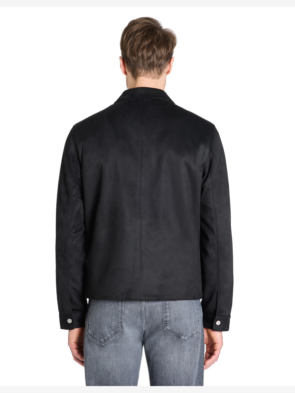 Celio Férfi fekete szarvasbőr dzseki Celio Lufaster