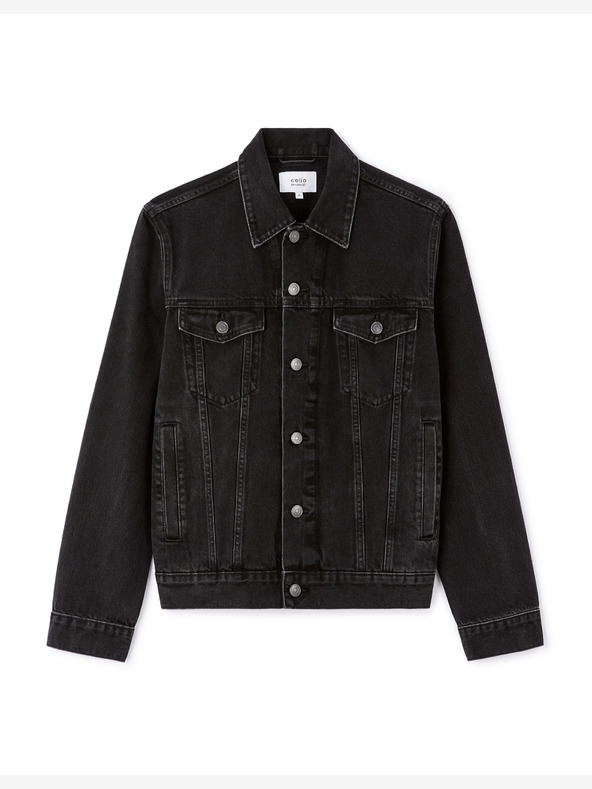 Celio Fekete férfi farmerdzseki Celio Gudens