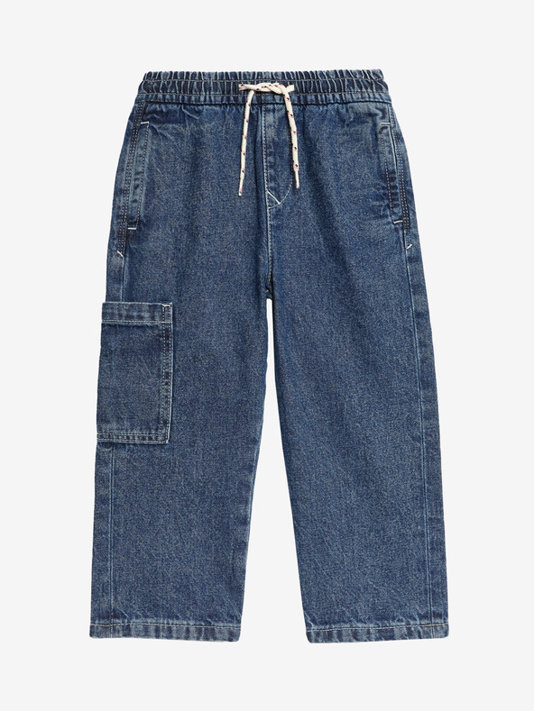 Marks & Spencer Farmernadrág elasztikus derékszíjjal és oldalzsebekkel (2-8 éves korig) Marks & Spencer tengerészkék