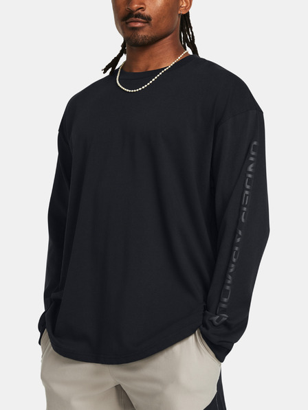 Under Armour Férfi póló Under Armour UA HW TONAL WORDMARK LS-BLK
