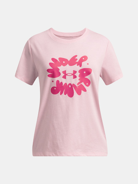 Under Armour Lány póló Under Armour UA Bubble Wordmark SS