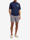 Scotch & Soda Kék és bézs színű férfi mintás fürdőruha Scotch & Soda