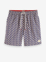 Scotch & Soda Kék és bézs színű férfi mintás fürdőruha Scotch & Soda