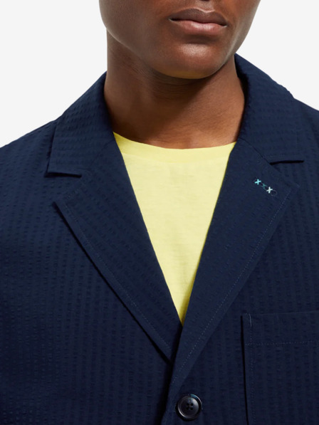 Scotch & Soda Sötétkék férfi Scotch & Soda Unconstructed kabát