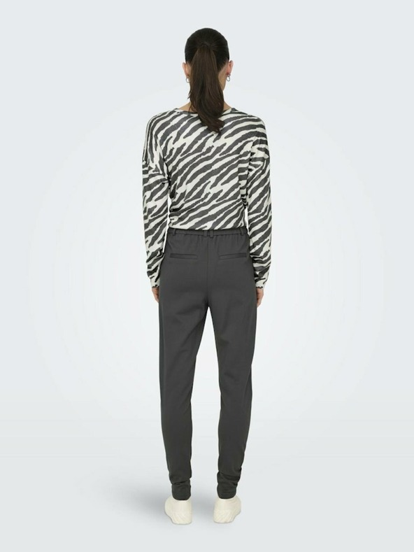 ONLY Sötétszürke női ONLY Poptrash nadrág ONLY Poptrash nadrág