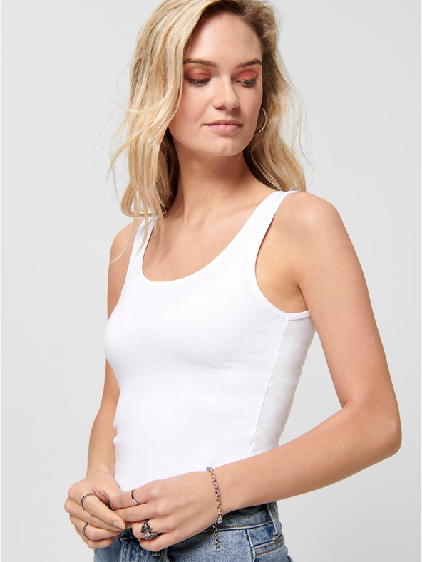 ONLY Fehér női basic pulóver ONLY Live Love