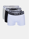 Jack & Jones Három darabos szett Jack & Jones Sense boxeralsó fehér, fekete és szürke színben.