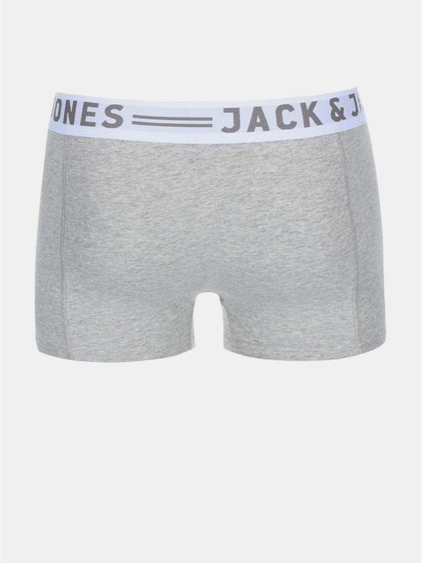Jack & Jones Három darabos szett Jack & Jones Sense boxeralsó fehér, fekete és szürke színben.