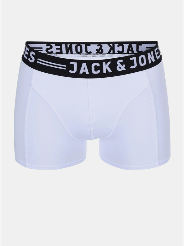Jack & Jones Három darabos szett Jack & Jones Sense boxeralsó fehér, fekete és szürke színben.