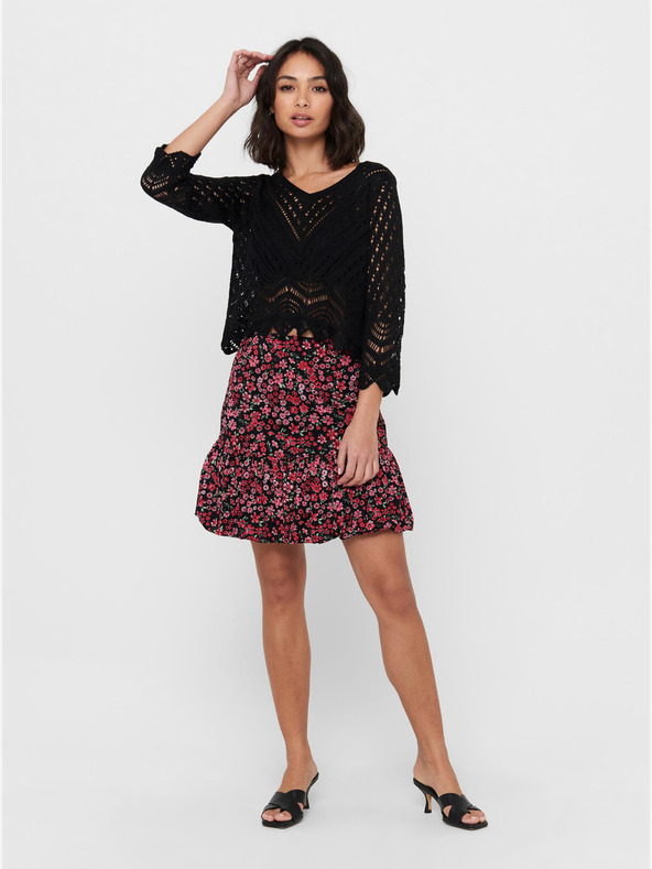 Jacqueline de Yong Fekete rövid pulóver JDY-New Sun