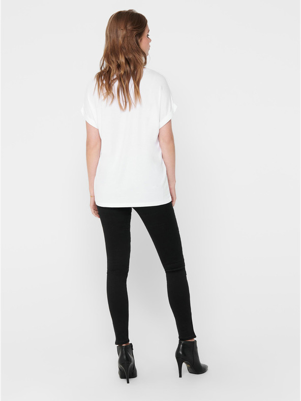 ONLY Fehér alap póló ONLY Moster