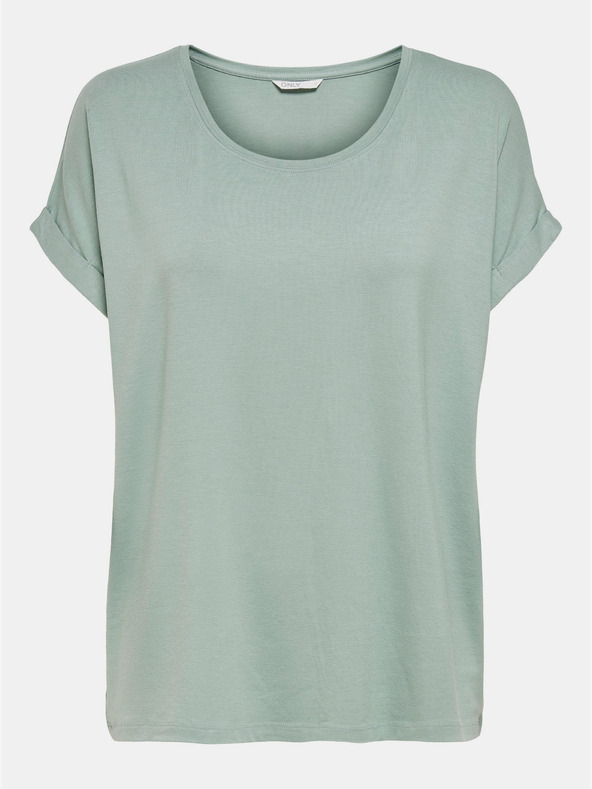 ONLY Világoszöld basic póló ONLY Moster