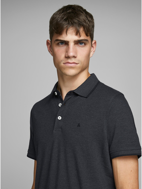 Jack & Jones Sötét szürke póló Jack & Jones Paulos