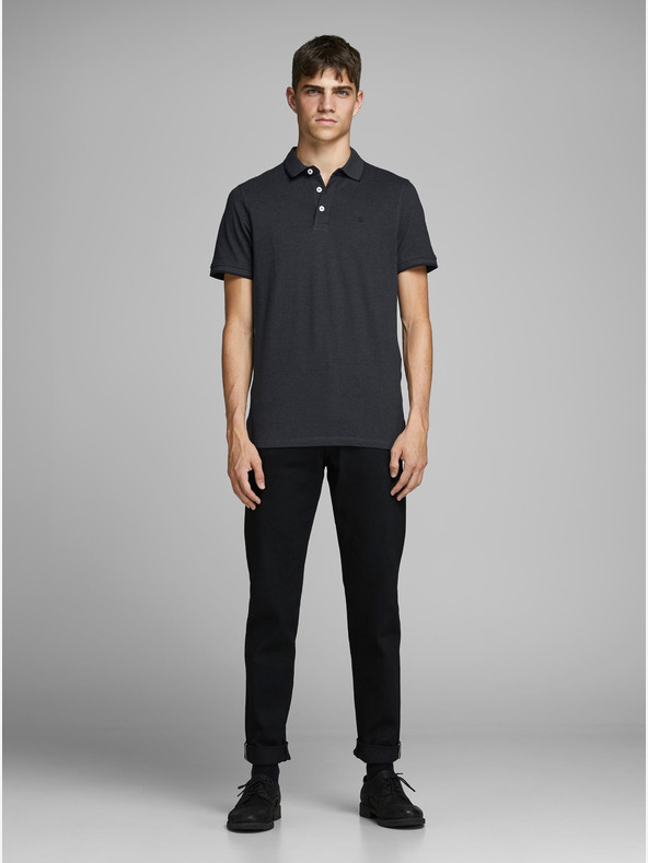 Jack & Jones Sötét szürke póló Jack & Jones Paulos