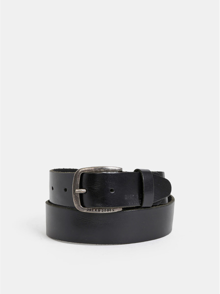 Jack & Jones Fekete bőr férfi Jack & Jones Paul öv