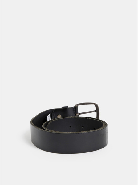 Jack & Jones Fekete bőr férfi Jack & Jones Paul öv