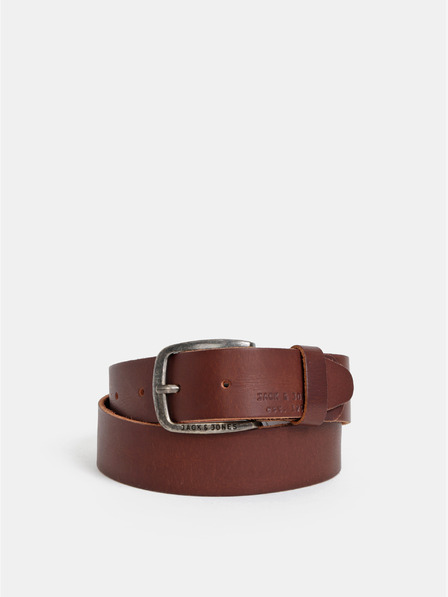 Jack & Jones Sötétbarna bőr férfi Jack & Jones Paul öv
