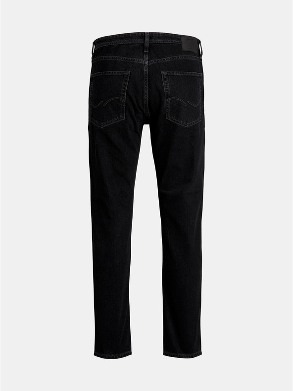 Jack & Jones Fekete, egyenes szabású farmer Jack & Jones Chris