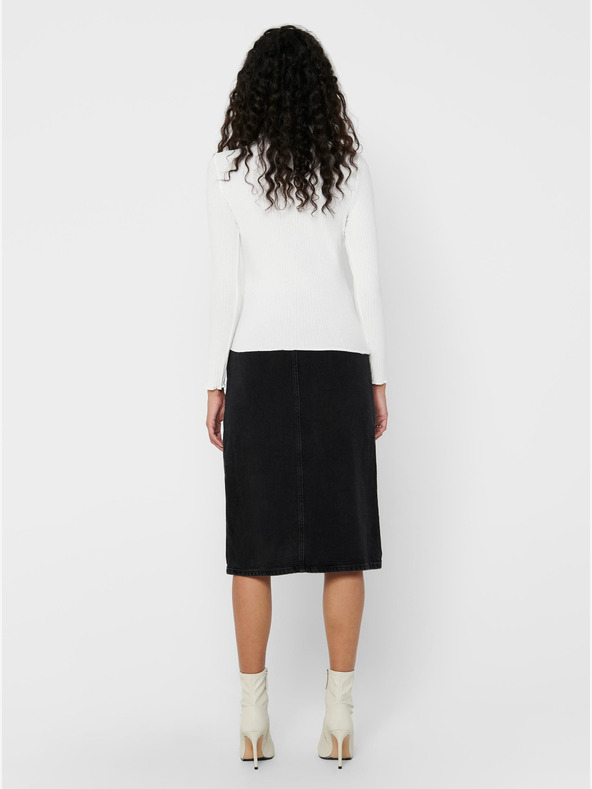 ONLY Krémszínű Basic póló ONLY Emma