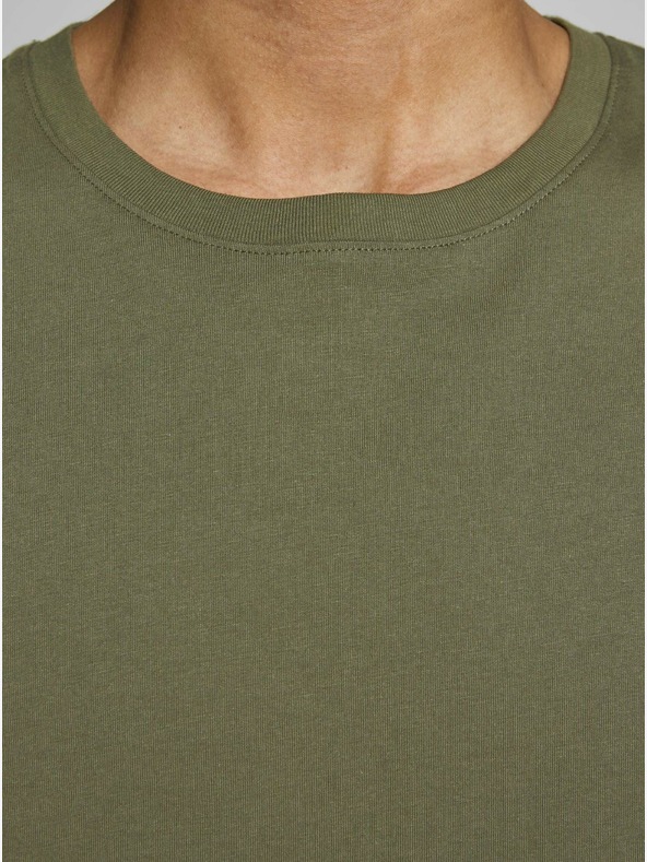 Jack & Jones Khaki színű alap póló Jack & Jones Organic