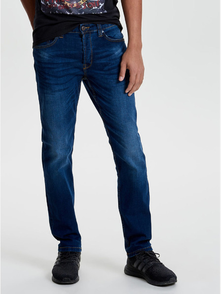 ONLY & SONS Kék mosott hatású farmer ONLY & SONS Weft