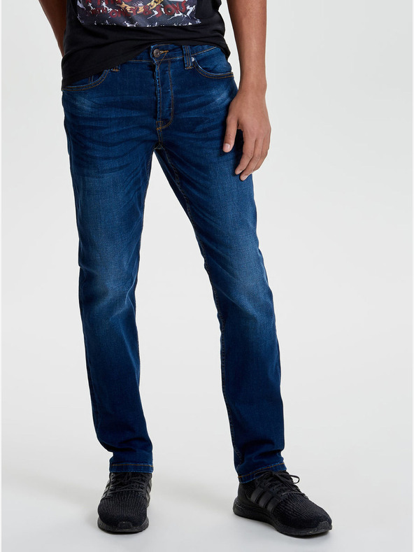ONLY & SONS Kék mosott hatású farmer ONLY & SONS Weft
