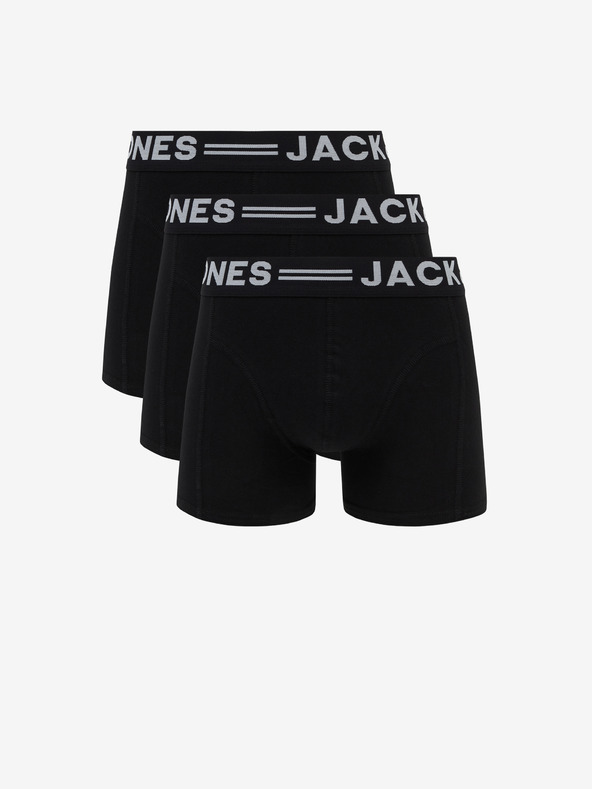 Jack & Jones Három darab fekete Jack & Jones Sense boxer készlet