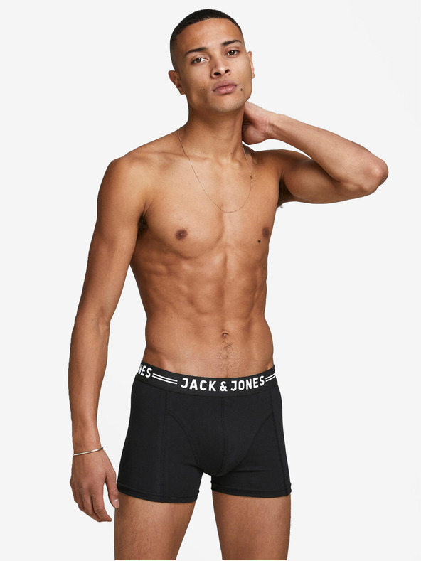 Jack & Jones Három darab fekete Jack & Jones Sense boxer készlet
