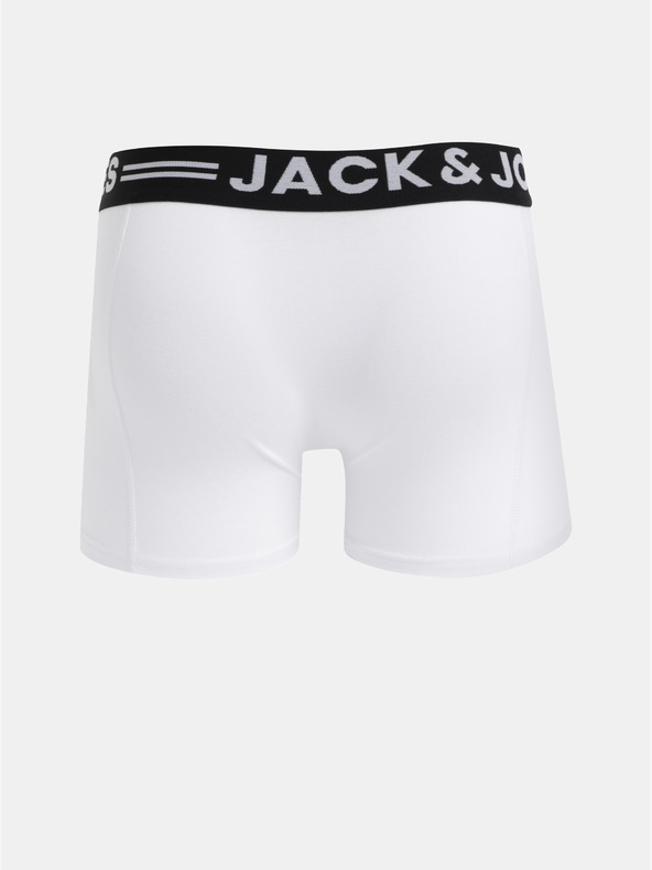 Jack & Jones Három darabos férfi fehér Jack & Jones Sense boxeralsó készlet