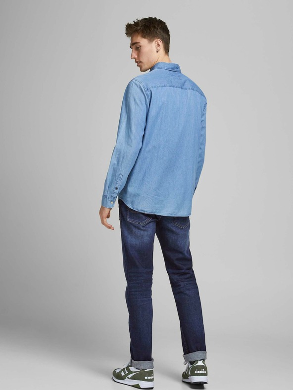 Jack & Jones Sötétkék slim fit farmer Jack & Jones Clark