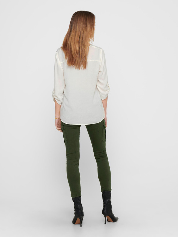 Jacqueline de Yong Krémszínű blúz JDY Divya