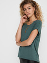ONLY Sötétzöld alap póló ONLY Moster