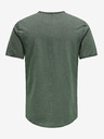ONLY & SONS ONLY & SONS Benne zöld csíkos basic póló