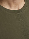 Jack & Jones Khaki színű férfi basic póló Jack & Jones Noa Noa