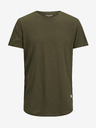 Jack & Jones Khaki színű férfi basic póló Jack & Jones Noa Noa