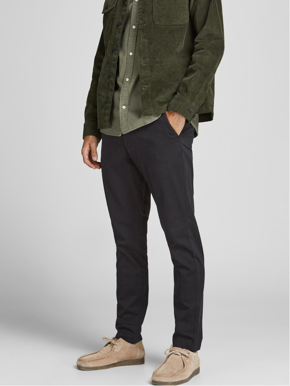 Jack & Jones Fekete chino nadrág Jack & Jones Marco