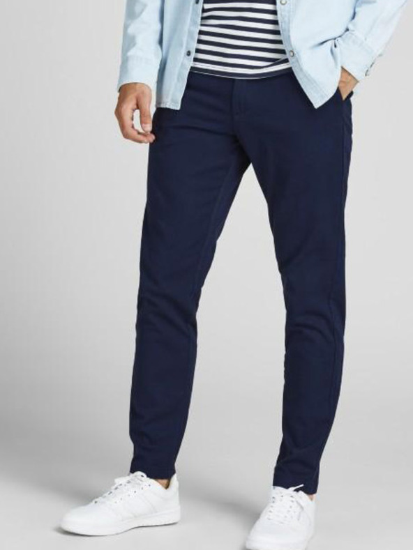 Jack & Jones Sötétkék chino nadrág Jack & Jones Marco