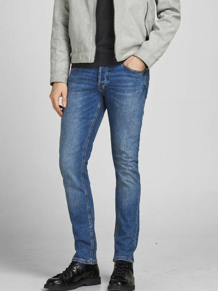 Jack & Jones Kék, vékony szabású farmer Jack & Jones Glenn