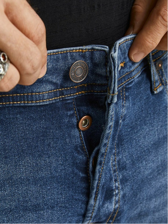 Jack & Jones Kék, vékony szabású farmer Jack & Jones Glenn