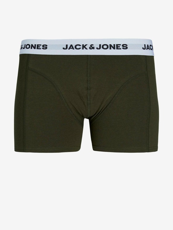 Jack & Jones Öt darabos Jack & Jones boxeralsó készlet khaki, kék, szürke és fekete színben